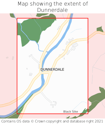 Map showing extent of Dunnerdale as bounding box