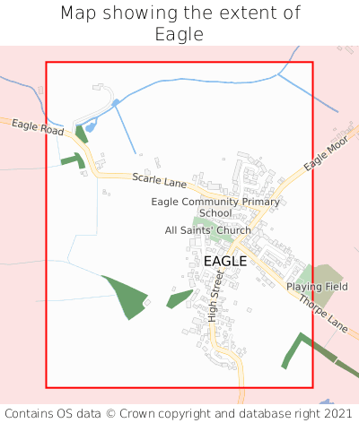 Map showing extent of Eagle as bounding box