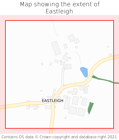 Map showing extent of Eastleigh as bounding box