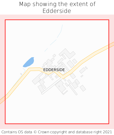 Map showing extent of Edderside as bounding box