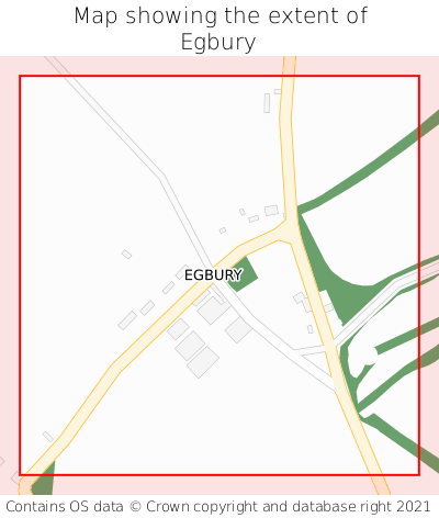 Map showing extent of Egbury as bounding box