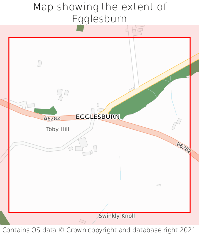 Map showing extent of Egglesburn as bounding box