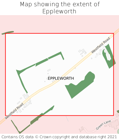 Map showing extent of Eppleworth as bounding box