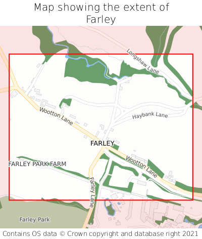 Map showing extent of Farley as bounding box