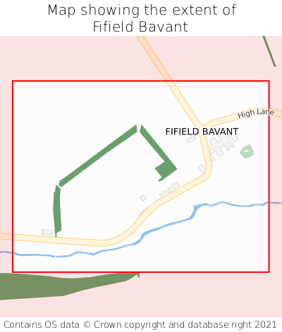 Map showing extent of Fifield Bavant as bounding box
