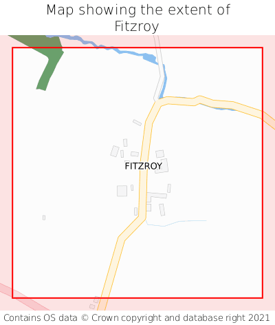 Map showing extent of Fitzroy as bounding box