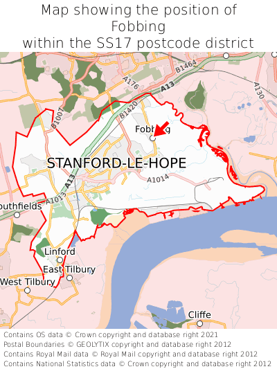 Stanford Le Hope Map Where Is Fobbing? Fobbing On A Map