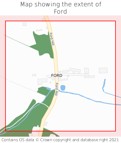 Map showing extent of Ford as bounding box