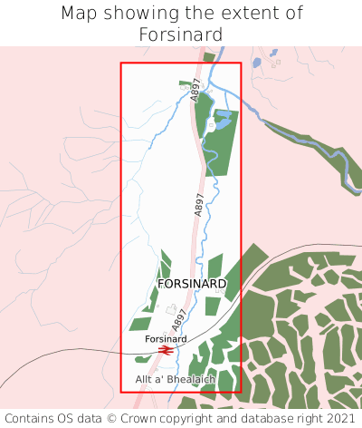 Map showing extent of Forsinard as bounding box