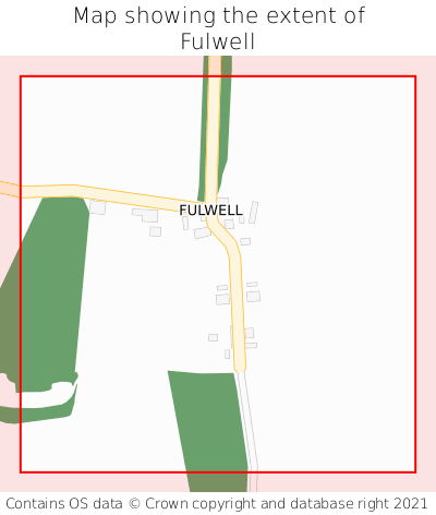 Map showing extent of Fulwell as bounding box