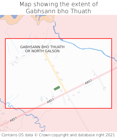 Map showing extent of Gabhsann bho Thuath as bounding box