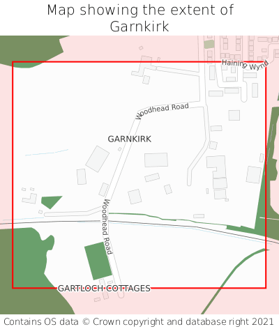 Map showing extent of Garnkirk as bounding box