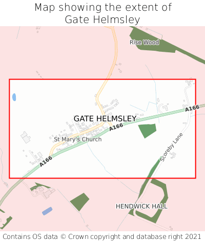 Map showing extent of Gate Helmsley as bounding box