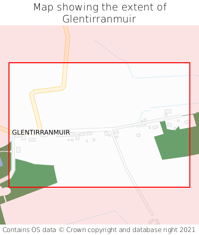 Map showing extent of Glentirranmuir as bounding box