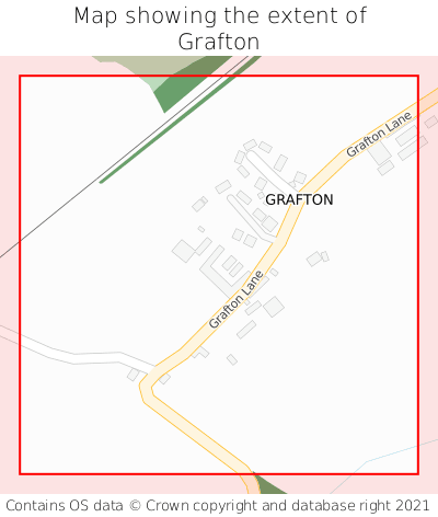 Map showing extent of Grafton as bounding box