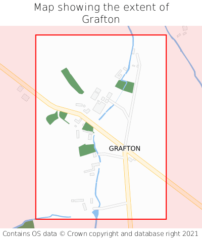 Map showing extent of Grafton as bounding box
