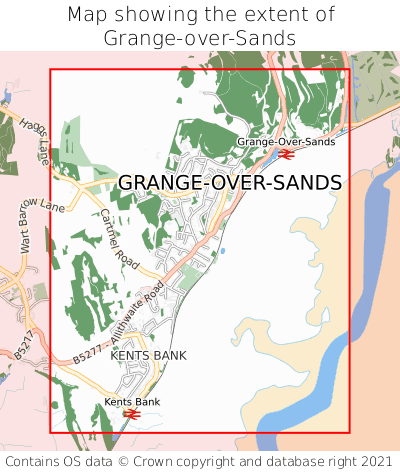 Grange Over Sands Map Where Is Grange-Over-Sands? Grange-Over-Sands On A Map
