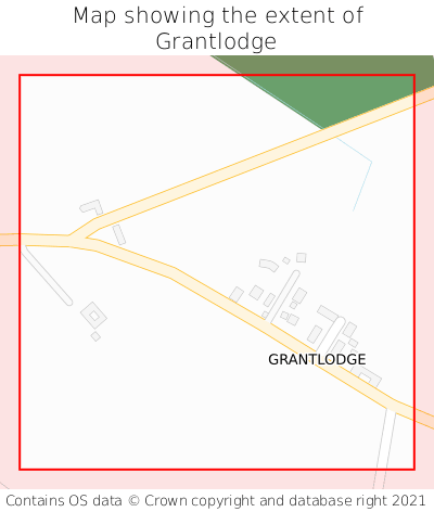Map showing extent of Grantlodge as bounding box