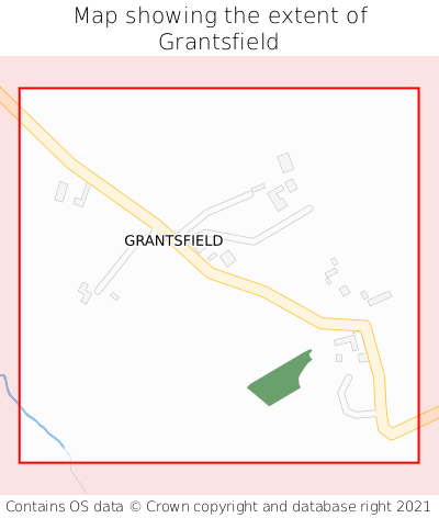 Map showing extent of Grantsfield as bounding box