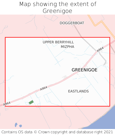 Map showing extent of Greenigoe as bounding box