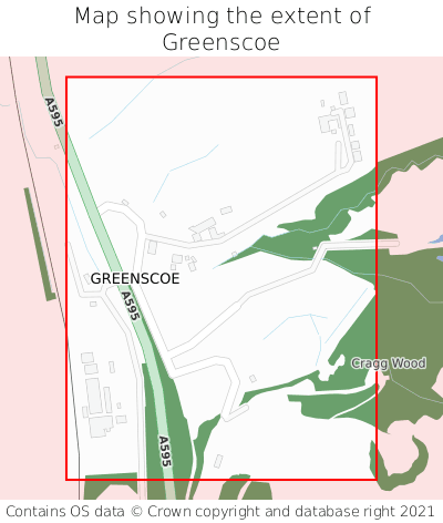 Map showing extent of Greenscoe as bounding box