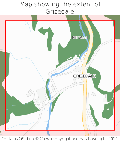 Map showing extent of Grizedale as bounding box