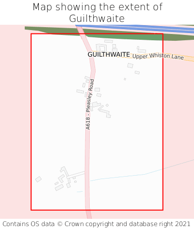 Map showing extent of Guilthwaite as bounding box