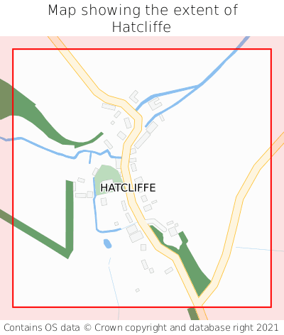 Map showing extent of Hatcliffe as bounding box