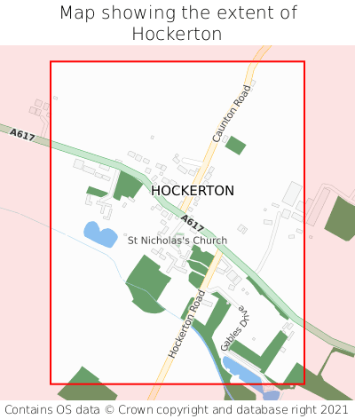 Map showing extent of Hockerton as bounding box