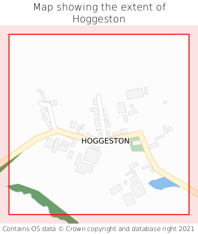 Map showing extent of Hoggeston as bounding box