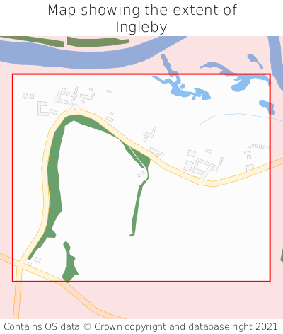 Map showing extent of Ingleby as bounding box