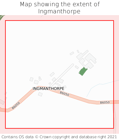 Map showing extent of Ingmanthorpe as bounding box