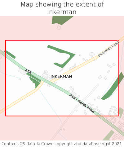 Map showing extent of Inkerman as bounding box