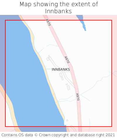 Map showing extent of Innbanks as bounding box