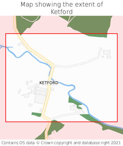 Map showing extent of Ketford as bounding box