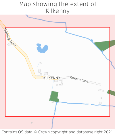 Map showing extent of Kilkenny as bounding box