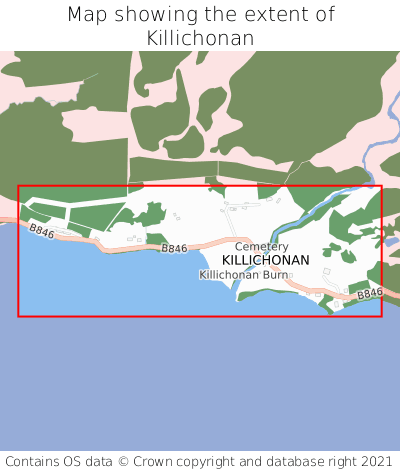 Map showing extent of Killichonan as bounding box