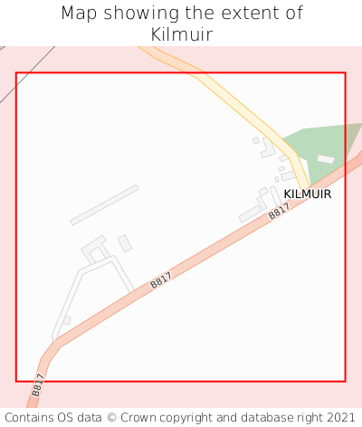 Map showing extent of Kilmuir as bounding box