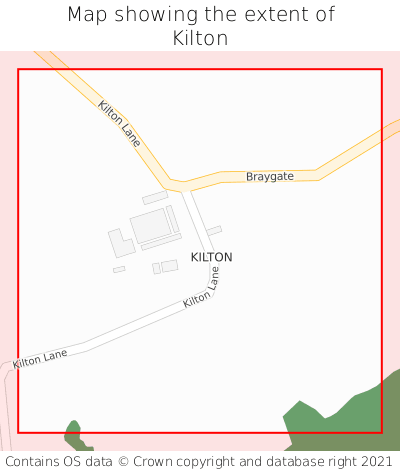Map showing extent of Kilton as bounding box