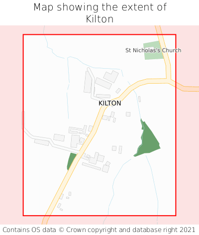 Map showing extent of Kilton as bounding box
