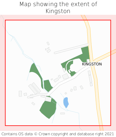 Map showing extent of Kingston as bounding box