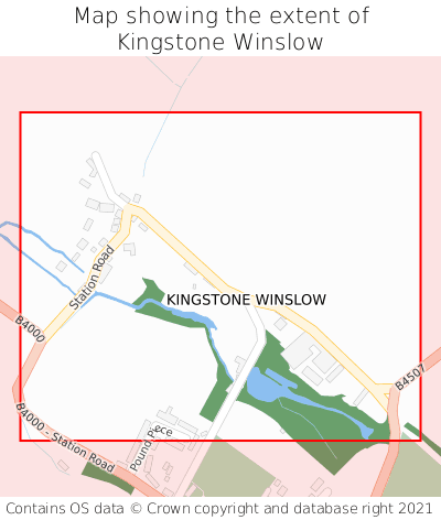 Map showing extent of Kingstone Winslow as bounding box