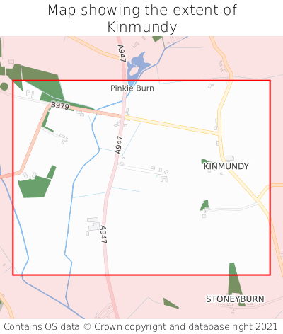 Map showing extent of Kinmundy as bounding box