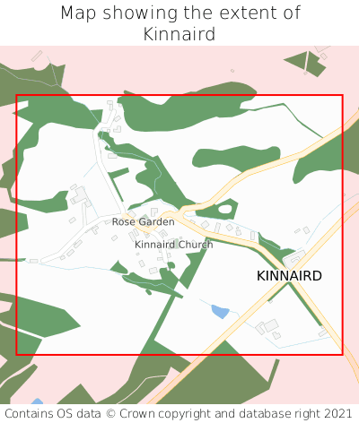 Map showing extent of Kinnaird as bounding box