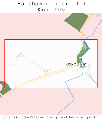 Map showing extent of Kinnochtry as bounding box