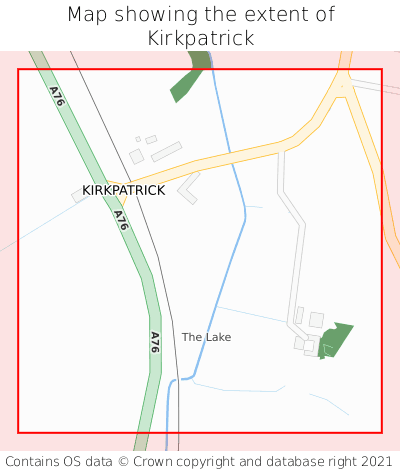 Map showing extent of Kirkpatrick as bounding box