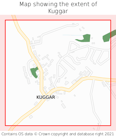 Map showing extent of Kuggar as bounding box
