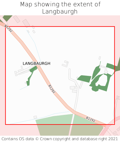 Map showing extent of Langbaurgh as bounding box