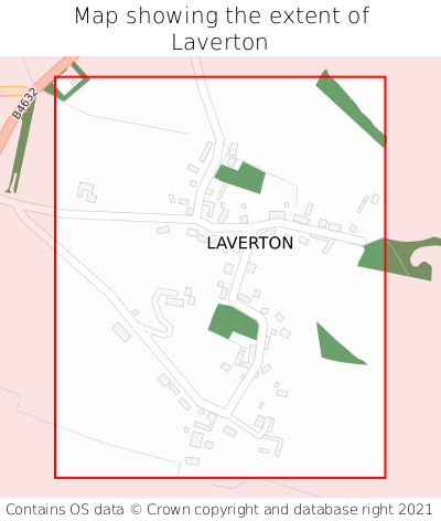 Map showing extent of Laverton as bounding box