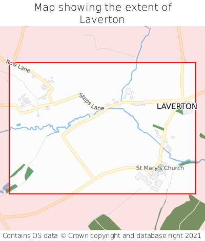 Map showing extent of Laverton as bounding box